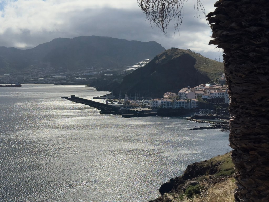 Madeira island with a view of Quinta Lorda marina